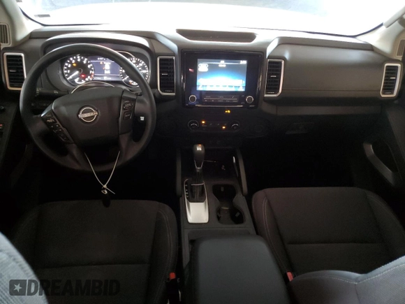 2022 Nissan Frontier SV with VIN 1N6ED1EJ4NN618009, listed as a Copart auction lot 61503845 with 61,743 mi miles and Salvage title. Bid and sale history available at DreamBid. Image 8.