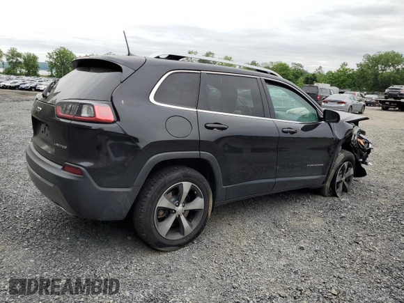 2019 Jeep Cherokee Limited with VIN 1C4PJMDX6KD140155, listed as a Copart auction lot 61050475 with Not provided miles and Salvage title. Bid and sale history available at DreamBid. Image 3.