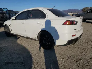 2010 Mitsubishi Lancer Evolution GSR with VIN JA32W8FV1AU007251, listed as a Copart auction lot 89408075 with 90,188 mi miles and Salvage Title. Bid and sale history available at DreamBid. Image 2.