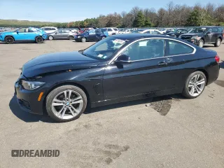 2018 BMW 4 Series 430i xDrive with VIN WBA4W5C50JAA49618, listed as a Copart auction lot 69746234 with 34,188 mi miles and Salvage title. Bid and sale history available at DreamBid. Image 1.