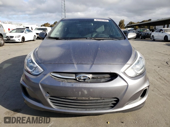 2015 Hyundai Accent GLS with VIN KMHCT4AE5FU888036, listed as a Copart auction lot 62137183 with 157,869 mi miles. Bid and sale history available at carsss.com. Image 5.