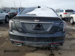 2025 Cadillac CT5 Sport with VIN 1G6DU5RKXS0113984, listed as a Copart auction lot 46092135 with 1,014 mi miles and Clean Title. Bid and sale history available at DreamBid. Image 6.
