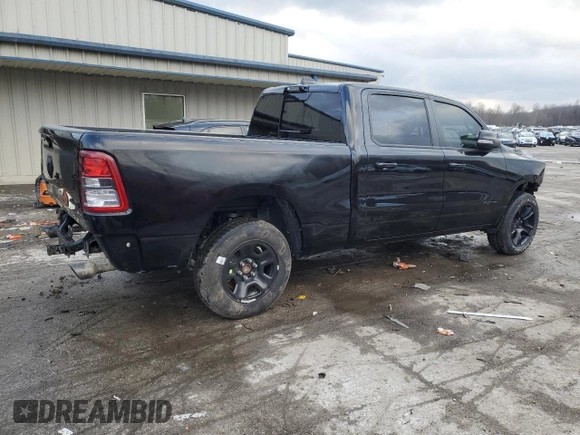 2022 Ram 1500 Big Horn z VIN 1C6SRFMT0NN294989, wystawiony jako Copart lot #47314515 z przebiegiem 46 063 mil mil oraz Szkoda całkowita • Salvage title. Historia ofert i sprzedaży dostępna na DreamBid. Obrazek 3.