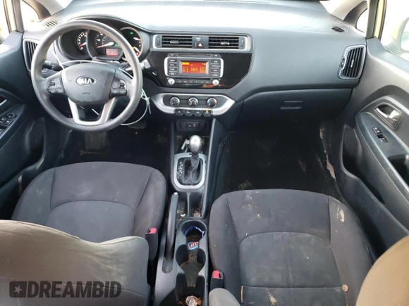 2016 Kia Rio LX with VIN KNADM4A31G6544890, listed as a Copart auction lot 48296555 with 125,169 mi miles and Salvage Title. Bid and sale history available at carsss.com. Image 8.