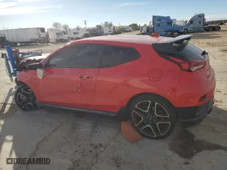 2022 Hyundai Veloster N with VIN KMHT36AH8NU013358, listed as a Copart auction lot 83589574 with 0 mi miles and Salvage Title. Bid and sale history available at carsss.com. Image 2.
