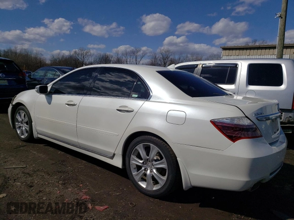 2009 Acura RL Tech Pkg with VIN JH4KB26629C000733, listed as a Copart auction lot 50509645 with 152,387 mi miles and Salvage Title. Bid and sale history available at carsss.com. Image 2.