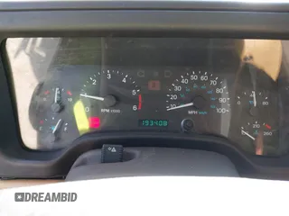 1997 Jeep Wrangler Sahara with VIN 1J4FY49S4VP523156, listed as a IAAI auction lot 42046797 with 193,408 mi miles. Bid and sale history available at carsss.com. Image 7.