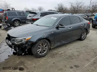 2020 Kia Optima LX with VIN 5XXGT4L39LG380266, listed as a Copart auction lot 43645945 with 126,413 mi miles and Salvage Title. Bid and sale history available at carsss.com. Image 1.