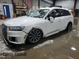 2019 Audi Q7 Premium Plus with VIN WA1LAAF71KD018145, listed as a Copart auction lot 41379745 with 0 mi miles and Salvage Title. Bid and sale history available at carsss.com. Image 1.