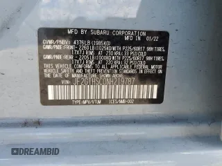 2022 Subaru Crosstrek Special Sports with VIN JF2GTHSC0NH219787, listed as a Copart auction lot 52015945 with 24,906 mi miles and Salvage title. Bid and sale history available at DreamBid. Image 16.