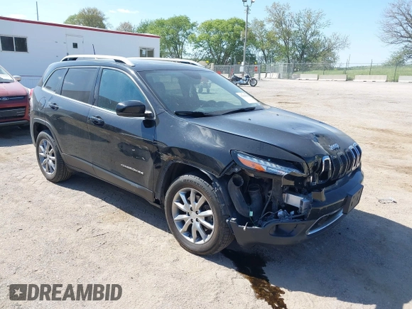 2017 Jeep Cherokee Limited with VIN 1C4PJMDS2HD239018, listed as a IAAI auction lot 42254356 with 129,673 mi miles and . Bid and sale history available at DreamBid. Image 1.