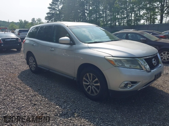 2014 Nissan Pathfinder S with VIN 5N1AR2MM1EC720167, listed as a IAAI auction lot 42449301 with 123,604 mi miles and . Bid and sale history available at DreamBid. Image 1.