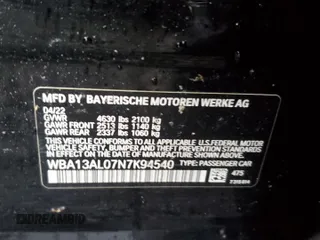 2022 BMW 2 Series M235i xDrive with VIN WBA13AL07N7K94540, listed as a Copart auction lot 74892904 with 0 mi miles and Non Repairable. Bid and sale history available at carsss.com. Image 13.