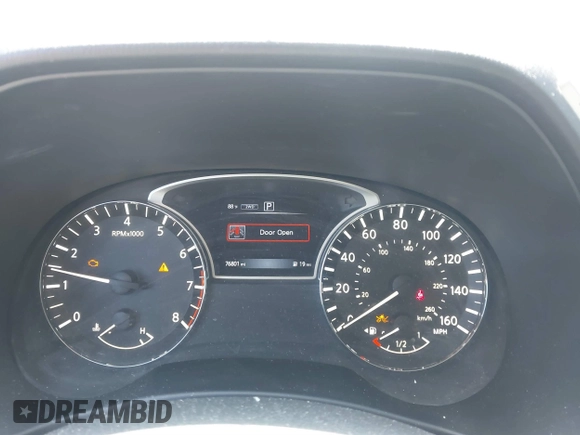 2018 Nissan Pathfinder SV with VIN 5N1DR2MM2JC640660, listed as a IAAI auction lot 41755834 with 76,801 mi miles and . Bid and sale history available at DreamBid. Image 7.