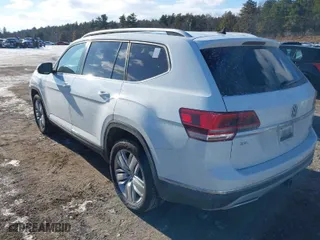 2019 Volkswagen Atlas 3.6L V6 SEL with VIN 1V2MR2CA5KC553296, listed as a IAAI auction lot 41329337 with 91,041 mi miles. Bid and sale history available at carsss.com. Image 3.