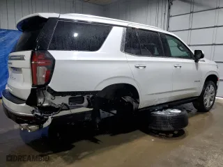 2023 Chevrolet Tahoe High Country with VIN 1GNSKTKLXPR243808, listed as a Copart auction lot 48561315 with 27,619 mi miles and Salvage Title. Bid and sale history available at carsss.com. Image 3.