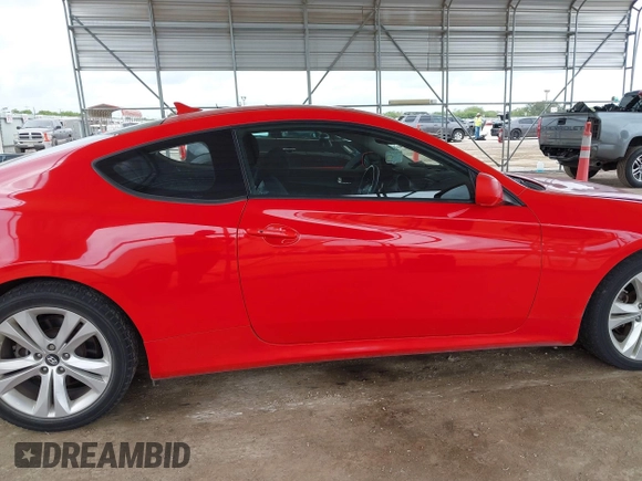 2010 Hyundai Genesis Coupe Premium with VIN KMHHT6KD2AU027736, listed as a IAAI auction lot 42654916 with 102,715 mi miles and . Bid and sale history available at DreamBid. Image 13.