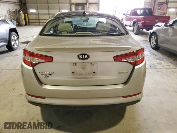 2012 Kia Optima Hybrid with VIN KNAGM4AD3C5027127, listed as a Copart auction lot 51850575 with 168,861 mi miles and Clean Title. Bid and sale history available at carsss.com. Image 6.