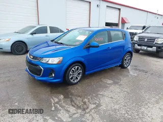 2017 Chevrolet Sonic LT with VIN 1G1JD6SH2H4109300, listed as a IAAI auction lot 41612159 with 37,827 mi miles and . Bid and sale history available at DreamBid. Image 2.