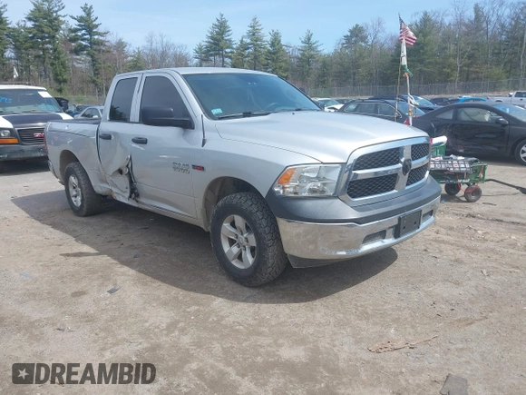 2015 Ram 1500 Tradesman with VIN 1C6RR6FM6FS500369, listed as a IAAI auction lot 42067303 with 110,122 mi miles and . Bid and sale history available at DreamBid. Image 1.