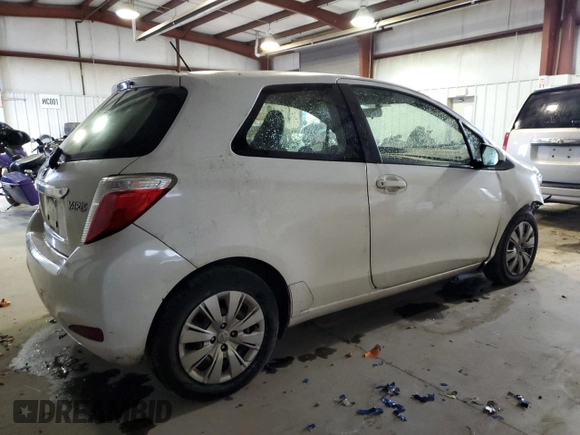 2013 Toyota Yaris L with VIN JTDJTUD33DD542733, listed as a Copart auction lot 80464604 with 290,558 mi miles and Clean Title. Bid and sale history available at carsss.com. Image 3.