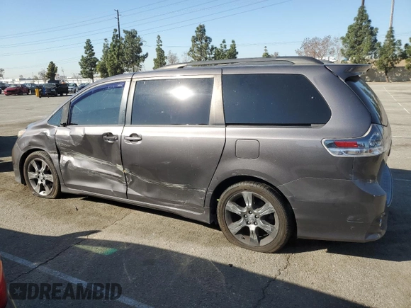 2012 Toyota Sienna SE with VIN 5TDXK3DC5CS226793, listed as a Copart auction lot 46848205 with 135,291 mi miles and Salvage title. Bid and sale history available at DreamBid. Image 2.