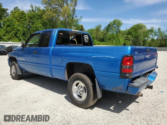 1999 Dodge 1500 with VIN 3B7HF13Z1XM598804, listed as a Copart auction lot 54130045 with 191,166 mi miles and Salvage Title. Bid and sale history available at DreamBid. Image 2.