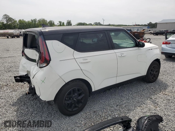 2024 Kia Soul S with VIN KNDJ23AU8R7229774, listed as a Copart auction lot 53718175 with 6,846 mi miles and Salvage title. Bid and sale history available at DreamBid. Image 3.
