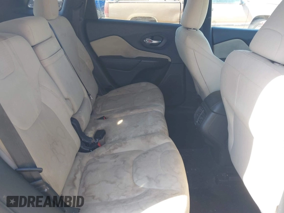 2017 Jeep Cherokee Latitude with VIN 1C4PJMCS1HW525240, listed as a IAAI auction lot 41680409 with 75,109 mi miles. Bid and sale history available at carsss.com. Image 8.