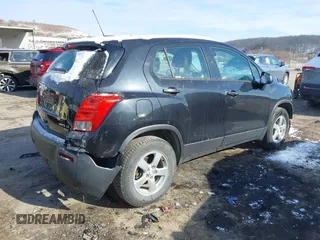 2016 Chevrolet Trax LS with VIN KL7CJNSB9GB600288, listed as a IAAI auction lot 41614215 with 73,486 mi miles. Bid and sale history available at carsss.com. Image 4.