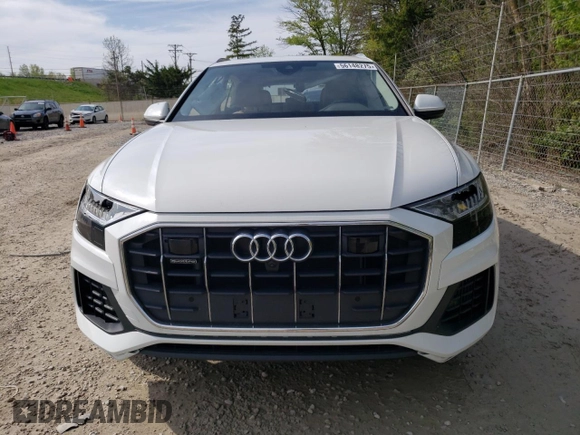 2023 Audi Q8 Premium with VIN WA1AVBF10PD024362, listed as a Copart auction lot 56148275 with 38,853 mi miles and Salvage title. Bid and sale history available at DreamBid. Image 5.