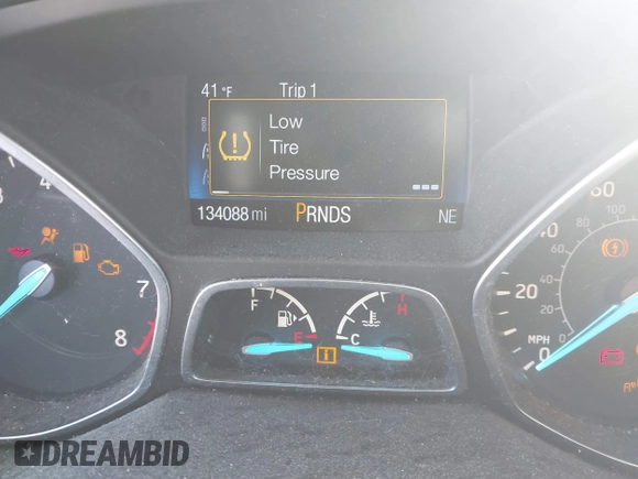 2017 Ford Escape SE with VIN 1FMCU0G97HUB82821, listed as a IAAI auction lot 41541484 with 134,088 mi miles. Bid and sale history available at carsss.com. Image 15.