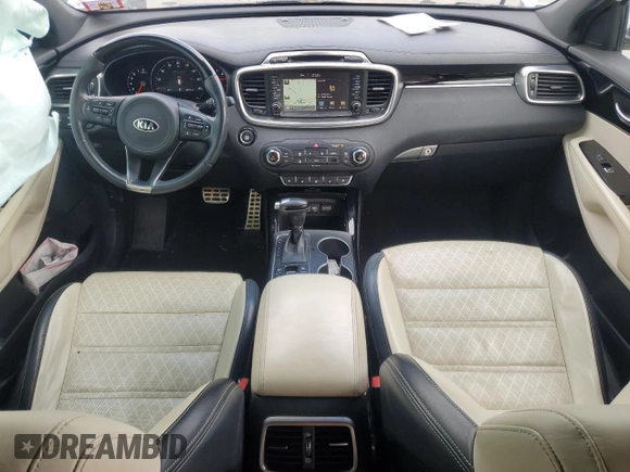 2018 Kia Sorento SX with VIN 5XYPKDA51JG368953, listed as a Copart auction lot 48110365 with 86,213 mi miles and Salvage Title. Bid and sale history available at carsss.com. Image 8.