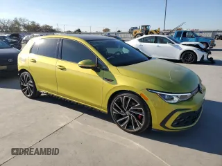 2022 Volkswagen GTI Autobahn with VIN WVW587CD9NW123144, listed as a Copart auction lot 80733104 with 44,635 mi miles and Salvage Title. Bid and sale history available at DreamBid. Image 4.