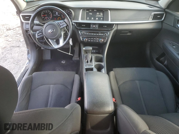 2019 Kia Optima LX z VIN 5XXGT4L39KG308627, wystawiony jako Copart lot #55632815 z przebiegiem 154 994 mil mil oraz Szkoda całkowita • Salvage title. Historia ofert i sprzedaży dostępna na DreamBid. Obrazek 8.