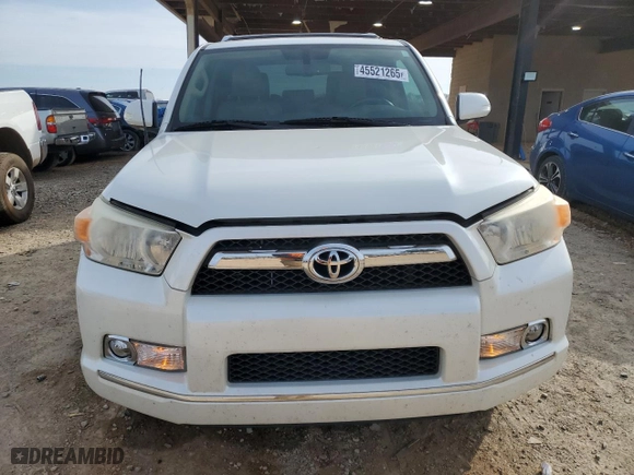2011 Toyota 4Runner SR5 with VIN JTEZU5JR9B5027592, listed as a Copart auction lot 45521265 with 189,846 mi miles and Salvage Title. Bid and sale history available at carsss.com. Image 5.