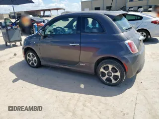 2016 FIAT 500e with VIN 3C3CFFGE3GT221786, listed as a Copart auction lot 59161025 with Not provided miles and Salvage title. Bid and sale history available at DreamBid. Image 2.