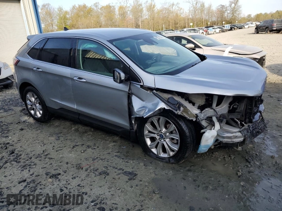 2022 Ford Edge Titanium with VIN 2FMPK4K94NBB06335, listed as a Copart auction lot 53460435 with 53,454 mi miles and Non Repairable. Bid and sale history available at carsss.com. Image 4.