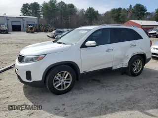 2015 Kia Sorento LX with VIN 5XYKTDA72FG602565, listed as a Copart auction lot 52081125 with 166,590 mi miles and Clean Title. Bid and sale history available at carsss.com. Image 1.