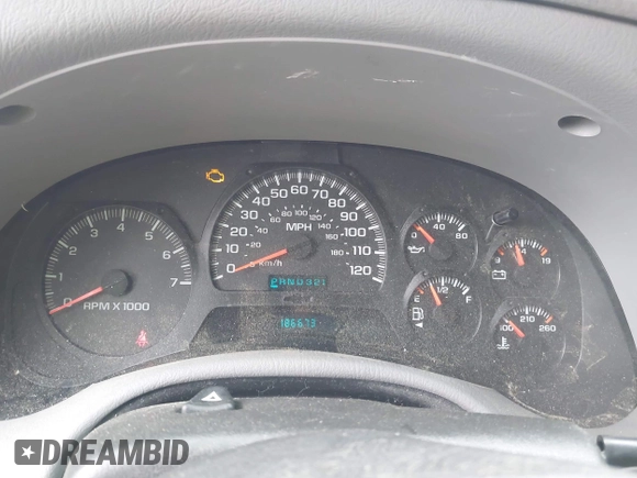 2005 Chevrolet TrailBlazer LT with VIN 1GNDT13S252253903, listed as a IAAI auction lot 42075661 with 186,673 mi miles and . Bid and sale history available at DreamBid. Image 7.