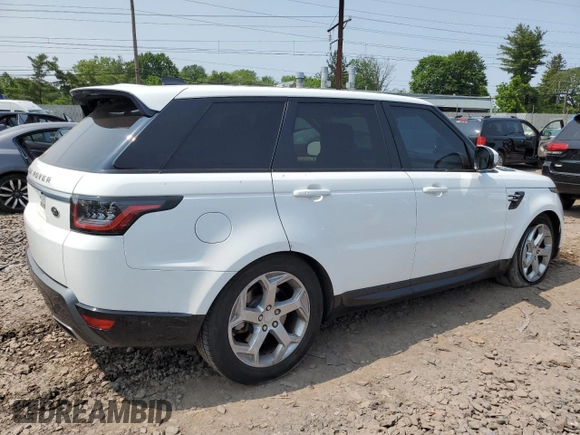 2019 Land Rover Range Rover Sport HSE z VIN SALWR2RVXKA843963, wystawiony jako Copart lot #58818205 z przebiegiem 90 682 mil mil oraz Szkoda całkowita • Salvage title. Historia ofert i sprzedaży dostępna na DreamBid. Obrazek 3.