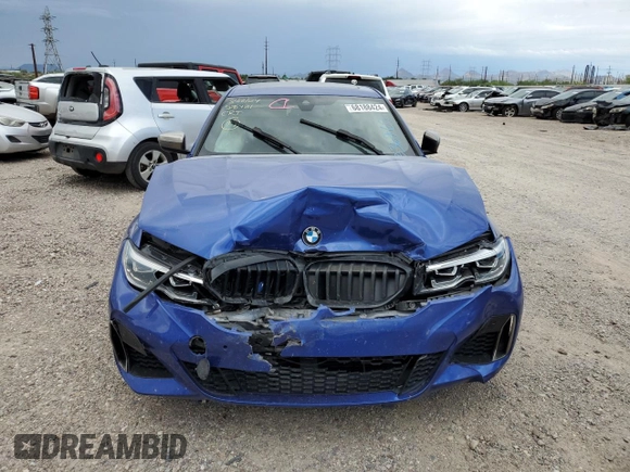 2020 BMW 3 Series M340i with VIN 3MW5U7J06L8B36769, listed as a Copart auction lot 68188424 with 0 mi miles and Salvage Title. Bid and sale history available at carsss.com. Image 5.