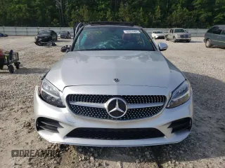 2021 Mercedes-Benz C 300 with VIN W1KWF8DB1MR604683, listed as a Copart auction lot 55934465 with Not provided miles and Salvage title. Bid and sale history available at DreamBid. Image 5.