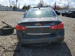 2015 Infiniti Q50 Premium with VIN JN1BV7AR4FM390914, listed as a Copart auction lot 50402405 with 142,605 mi miles and Salvage Title. Bid and sale history available at DreamBid. Image 6.