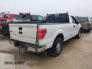 2012 Ford F-150 XL with VIN 1FTMF1CM0CKD89431, listed as a IAAI auction lot 41843682 with 217,032 mi miles. Bid and sale history available at carsss.com. Image 4.