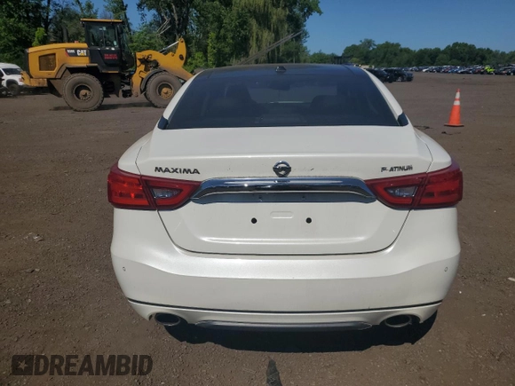 2017 Nissan Maxima Platinum with VIN 1N4AA6AP8HC409962, listed as a Copart auction lot 62311995 with 149,698 mi miles and Salvage title. Bid and sale history available at DreamBid. Image 6.