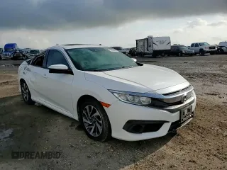 2017 Honda Civic EX with VIN 19XFC2F87HE079437, listed as a Copart auction lot 53639505 with 80,829 mi miles and Salvage Title. Bid and sale history available at DreamBid. Image 14.