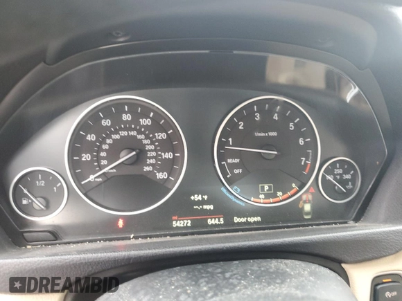 2017 BMW 3 Series 330i xDrive with VIN WBA8D9G59HNU59164, listed as a Copart auction lot 50257905 with 54,272 mi miles and Clean Title. Bid and sale history available at carsss.com. Image 9.