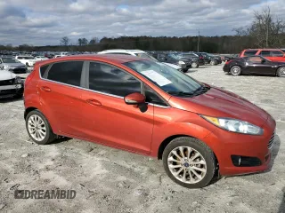 2018 Ford Fiesta Titanium z VIN 3FADP4FJ5JM133278, wystawiony jako Copart lot #37590143 z przebiegiem 70 344 mil mil oraz . Historia ofert i sprzedaży dostępna na DreamBid. Obrazek 1.