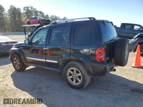 2007 Jeep Liberty Limited with VIN 1J4GK58K57W545530, listed as a Copart auction lot 86285824 with 141,007 mi miles and Salvage title. Bid and sale history available at DreamBid. Image 2.